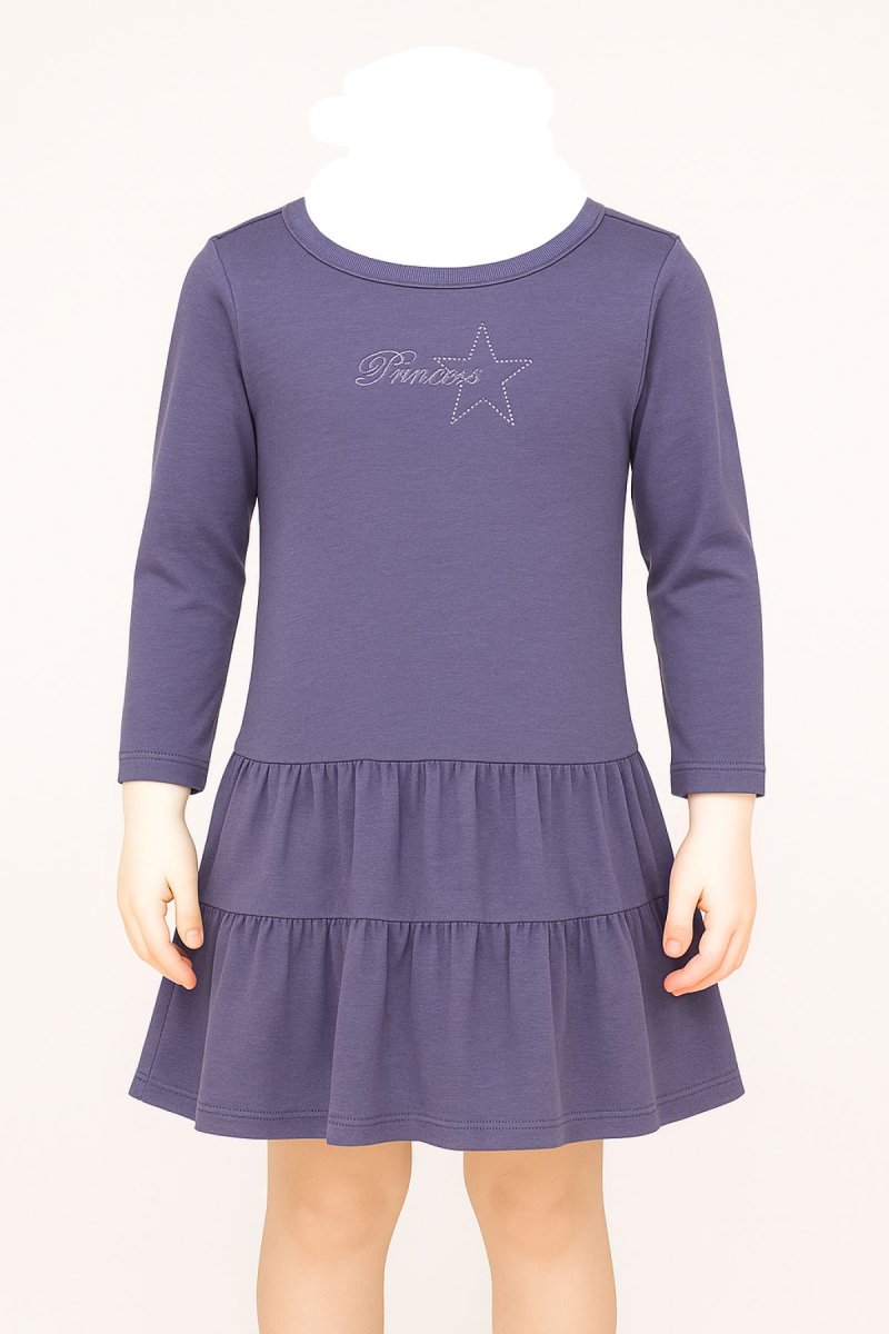 Vestido Princess Yersey Manga Larga