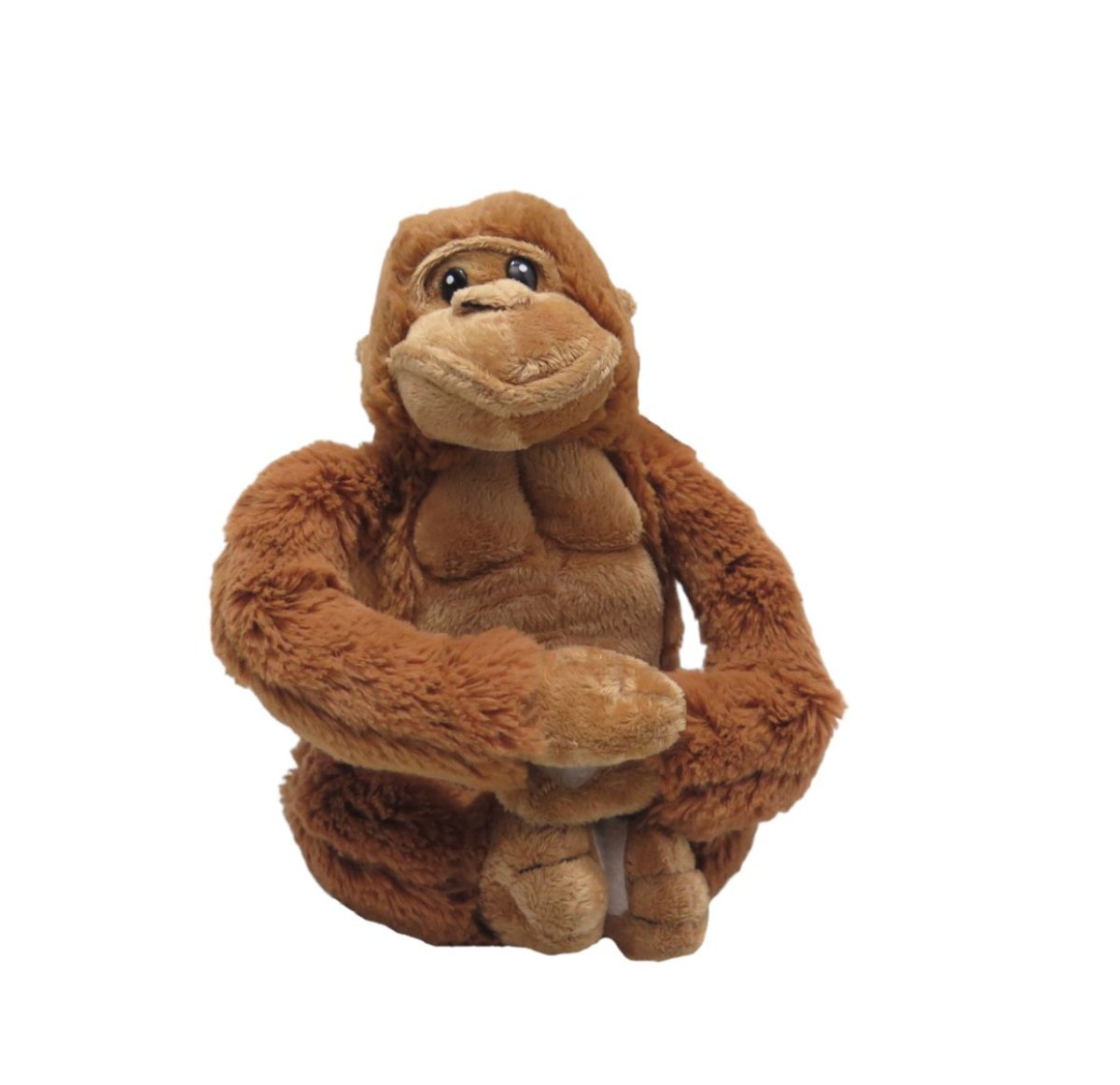 Mono. Abraza con sus manos y pies (con Velcro). Hace sonidos al pasar por adelante