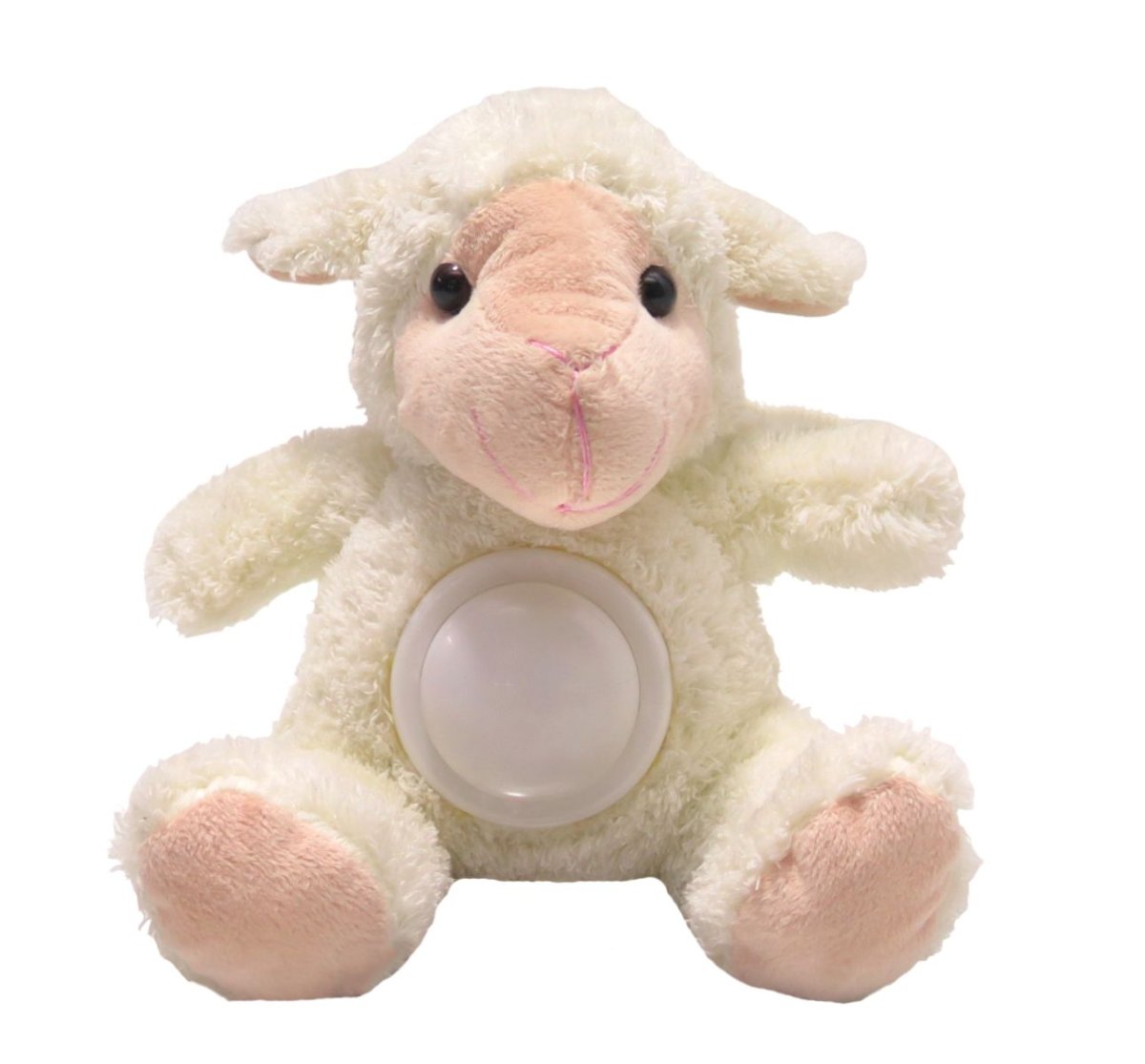 Dalma Toys Peluche de toalla luz de noche en panza