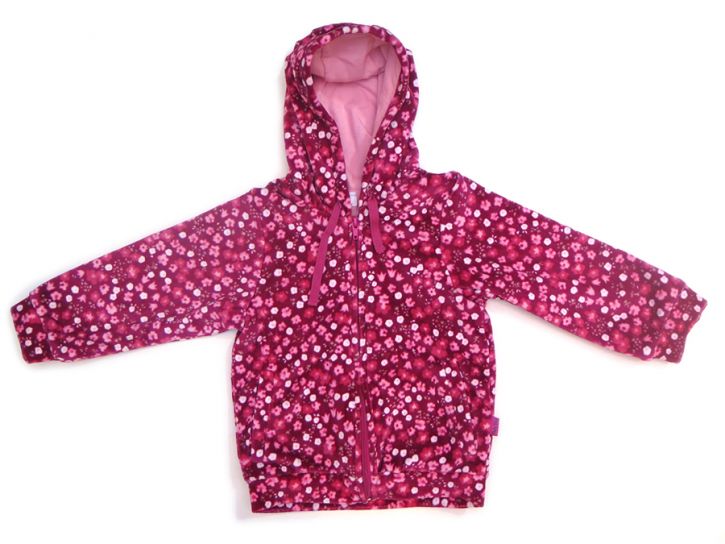 Campera con capucha con cierre Canguro Plush Flower