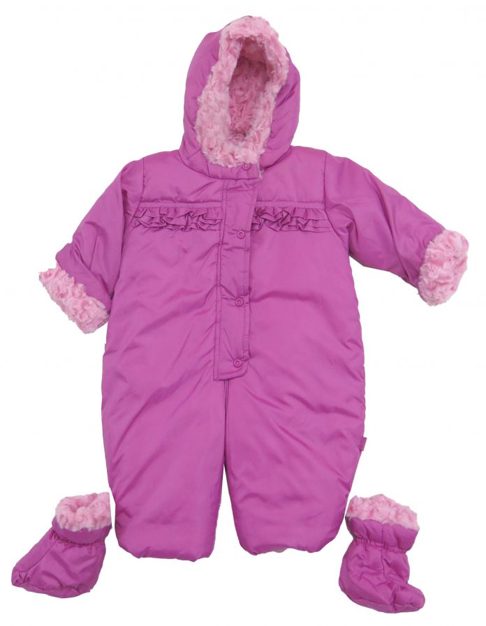 Enterito Termino Astronauta de Microfibra con Botas y Capucha - Detalles Simil Piel