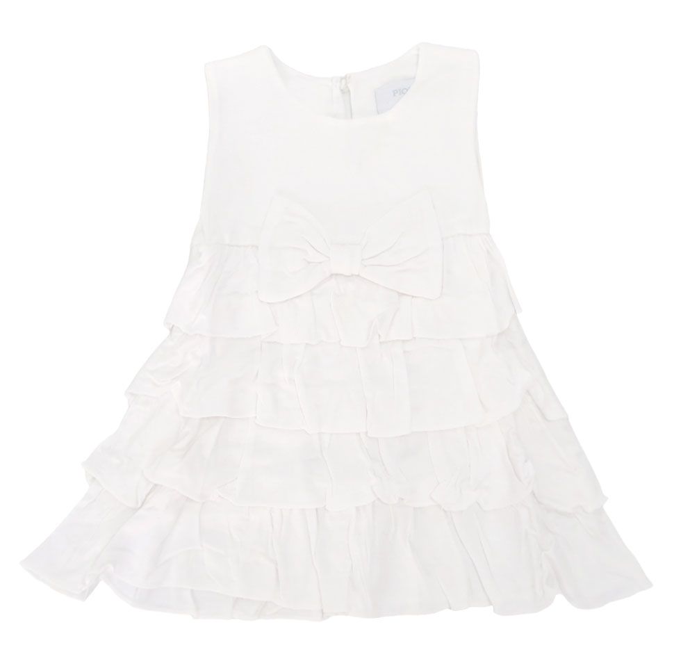 Vestido Volado Liso sin mangas