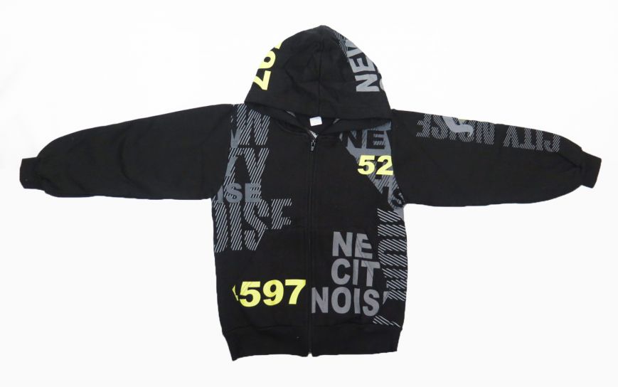 Campera de Algodon Con Friza con Capucha