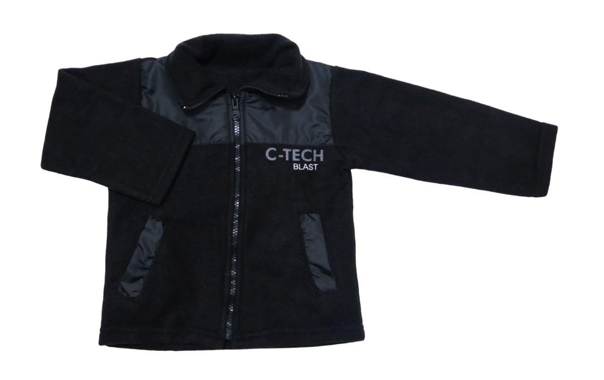 Campera Polar Combinada con Microfibra