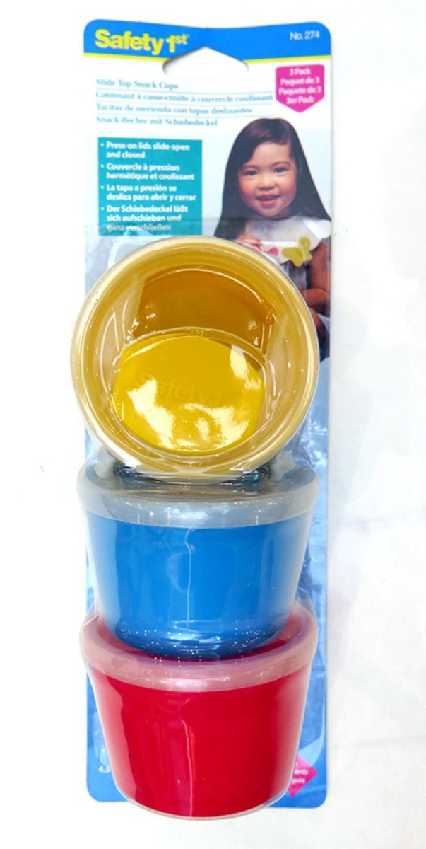 Tacitas apilables Con Tapa deslizante - para Snacks o bocadillos