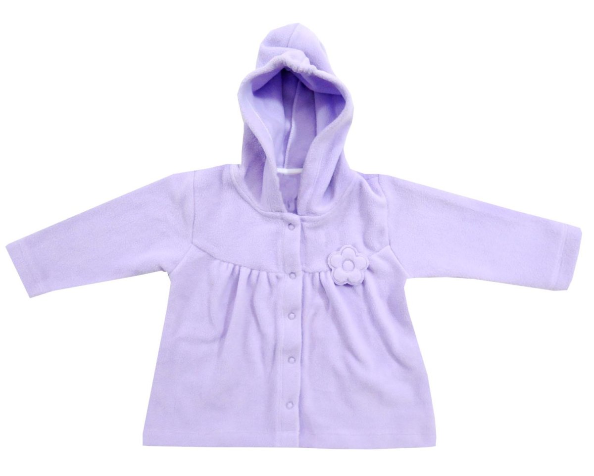 Tapado Polar Liso con Flor