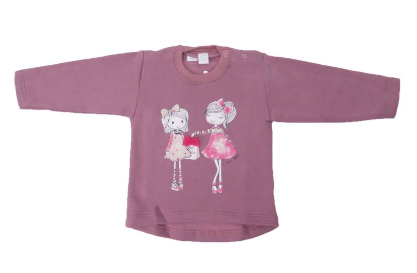 Buzo de Algodon Frizado Estampado Nenas