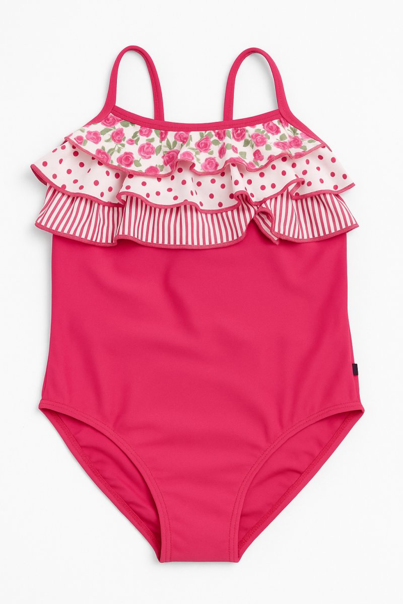 Malla Entera Estampado Flor - Lunares - Rayas