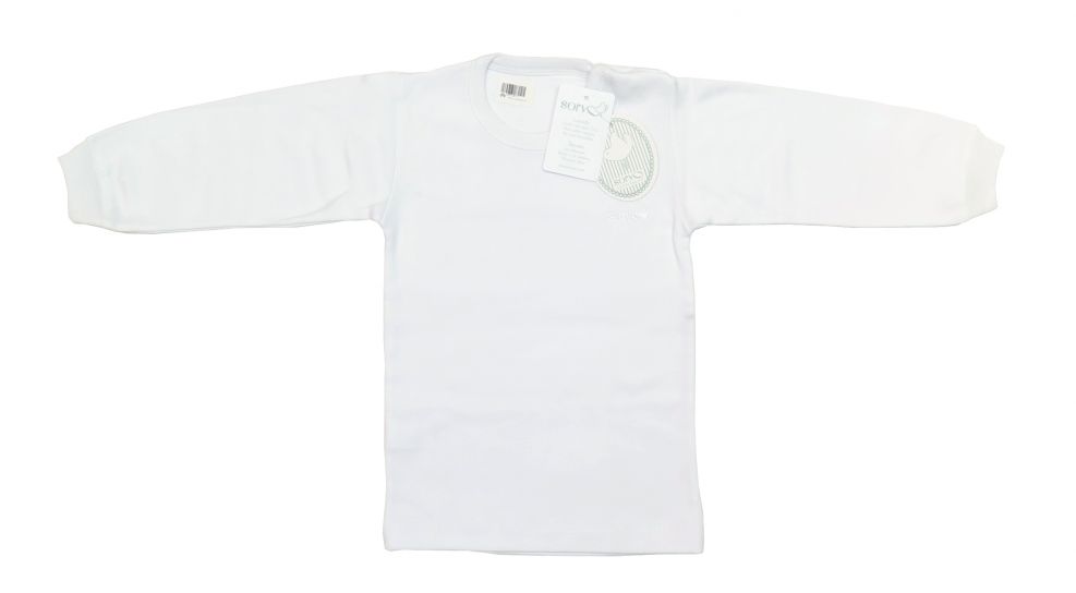 Camiseta Cuello Redondo Manga Larga Con Broche