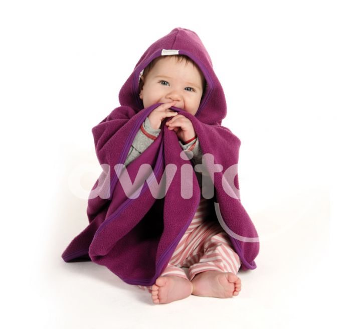 Poncho Polar con Capucha