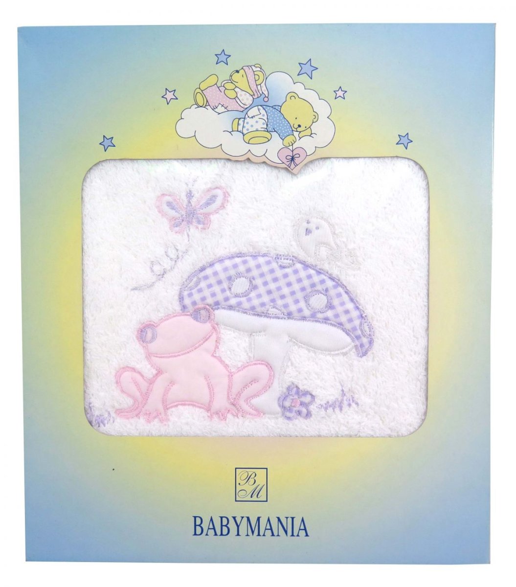 Toallon Con Capucha Bordada - En Caja