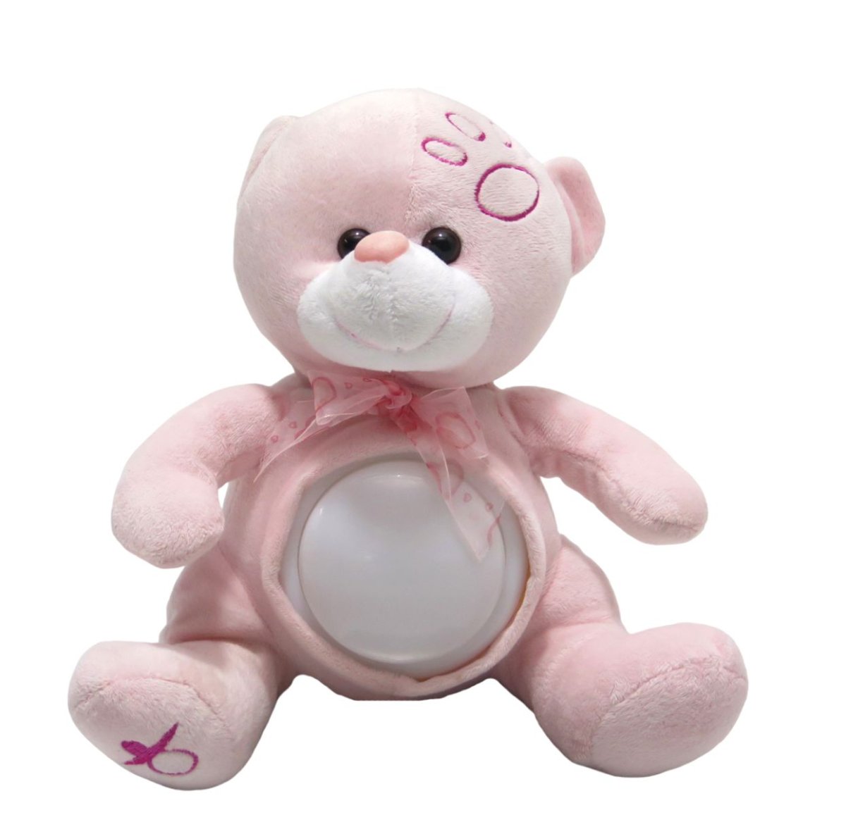 Peluche SIN  LUZ  de noche tipo taplight en la panza.