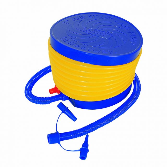 Inflador de Fuelle amarillo y azul Grande