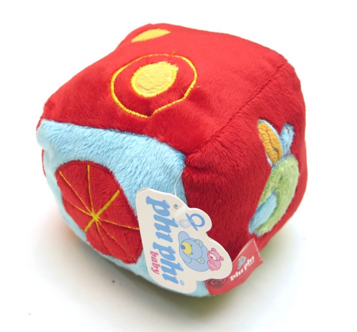 Cubo Peluche Pequeño Sonajero