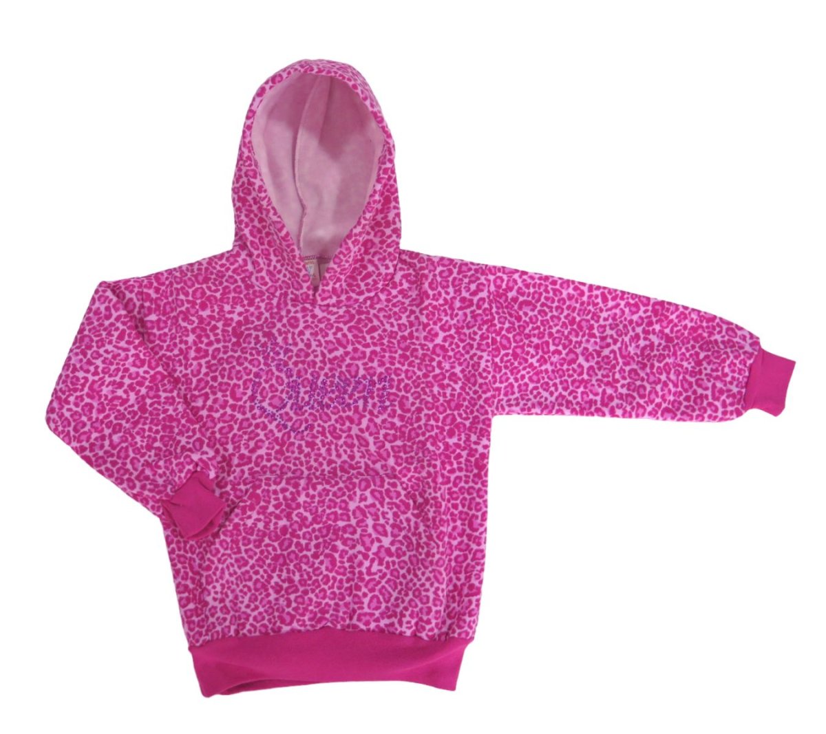 Buzo con Capucha Estampado de Animal Print