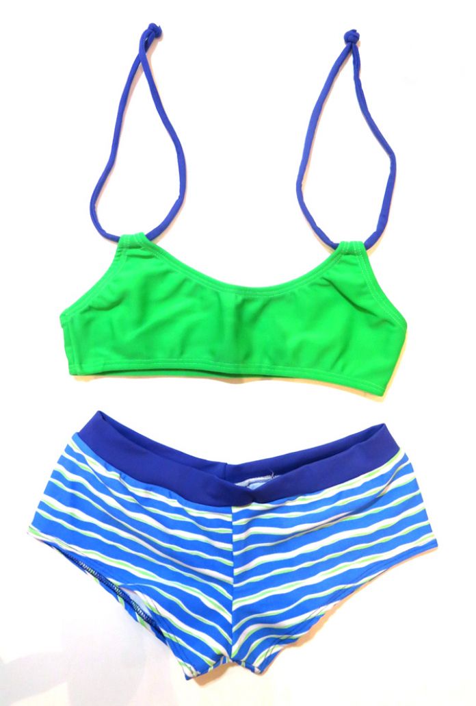 Malla 2 piezas baño estampada ANTICLORO