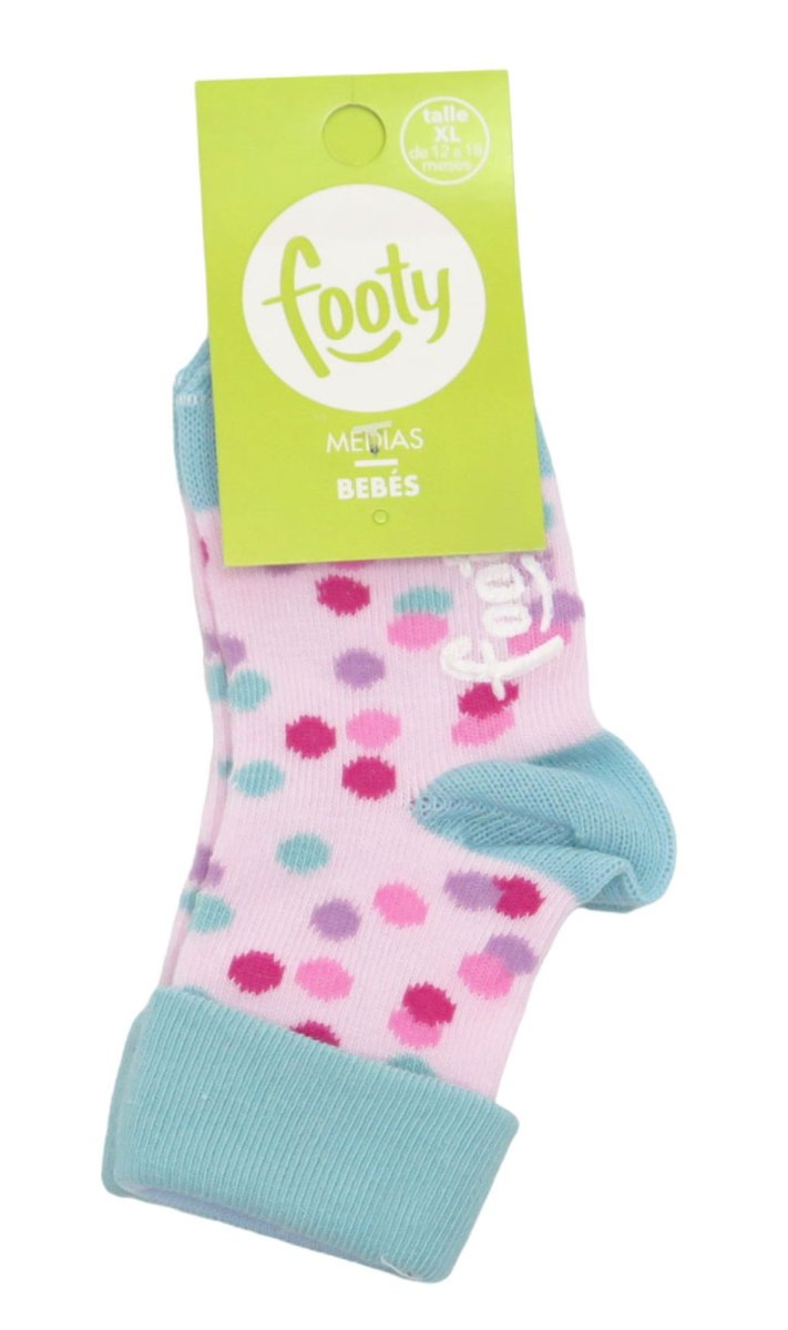 Media estampada fantasia con puño