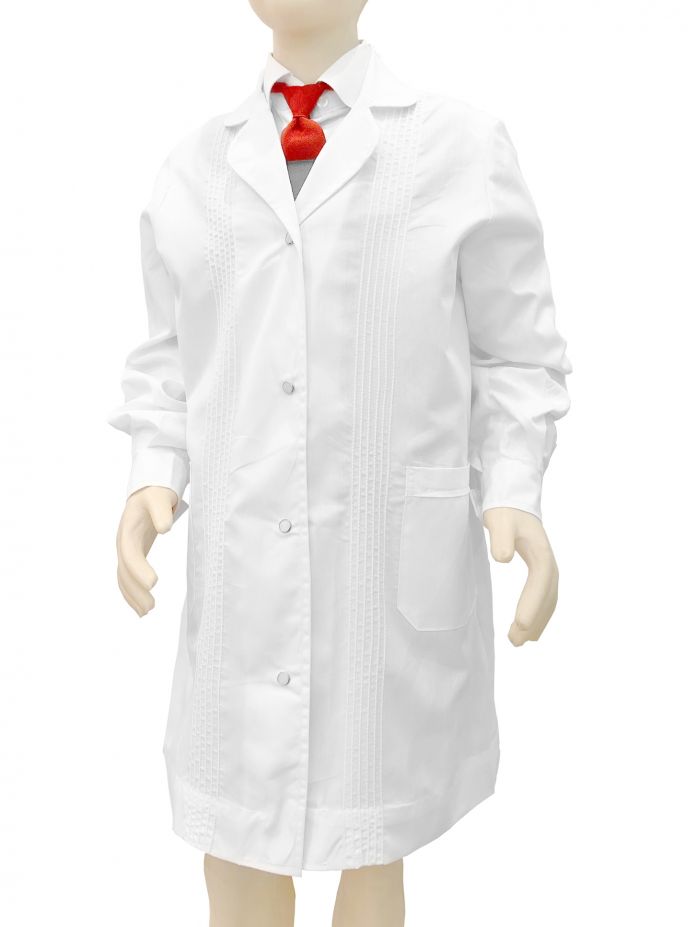 Guardapolvo ALFORZADO CON PERLAS ARCIEL