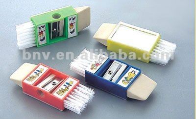 Sacapuntas con espejo y cepillo PRECIO POR UNIDAD