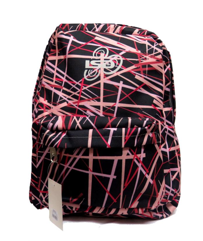 Mochila grande espalda con un bolsillo al frente corazones o rayas