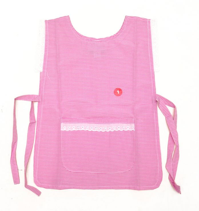 Poncho Colegial Cuadrille Con Broderie