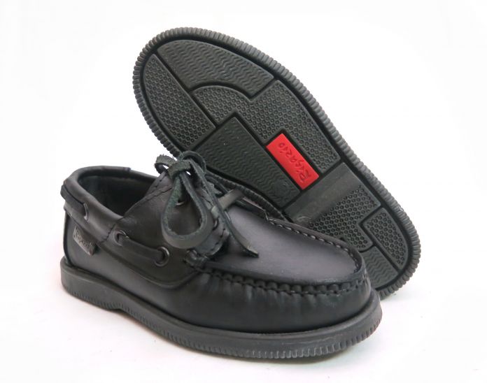 Calzado Zapato Colegial Nautico cordon Cosido