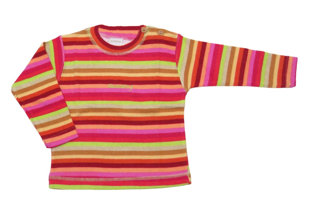 Remera Manga Larga Bremer Rayada Bebe