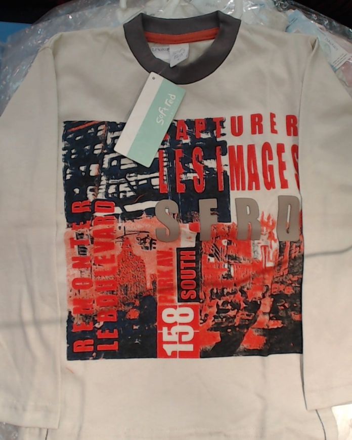 Remera Manga Larga Estampada