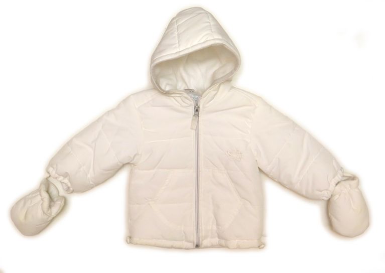 Campera con Capucha Forrada en Polar con Mitones