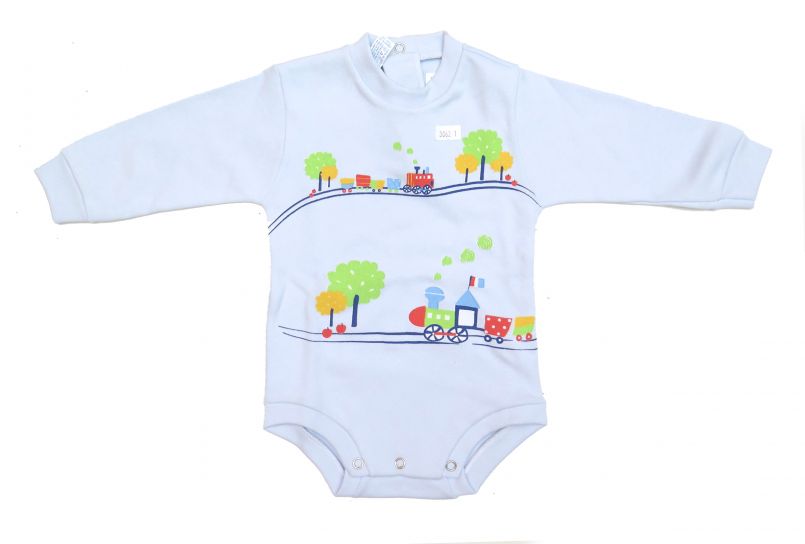 Body Manga Larga Estampado