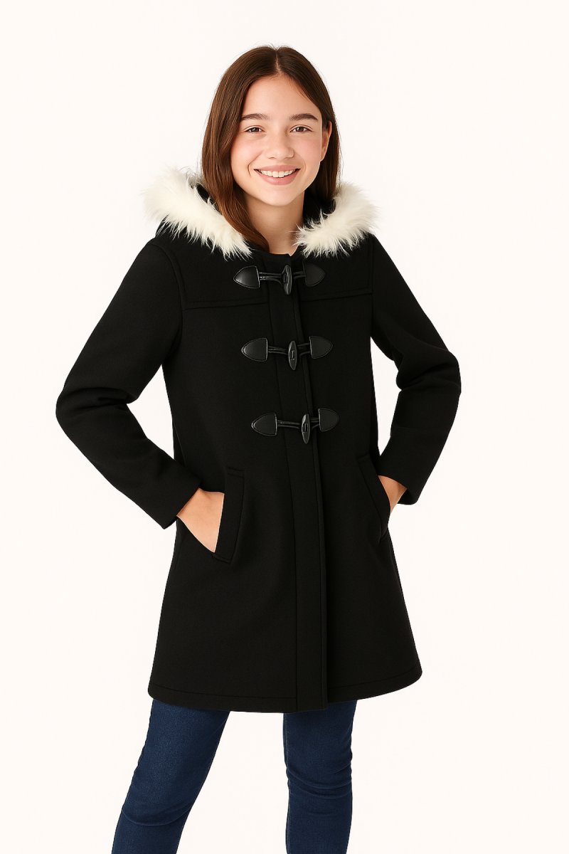 Montgomery De Paño Con Capucha