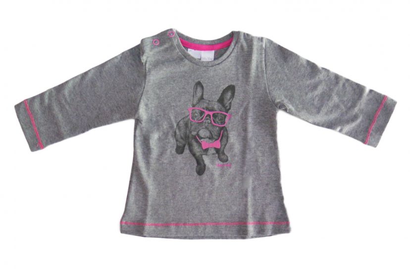 Remera manga larga Estampado Bull Dog