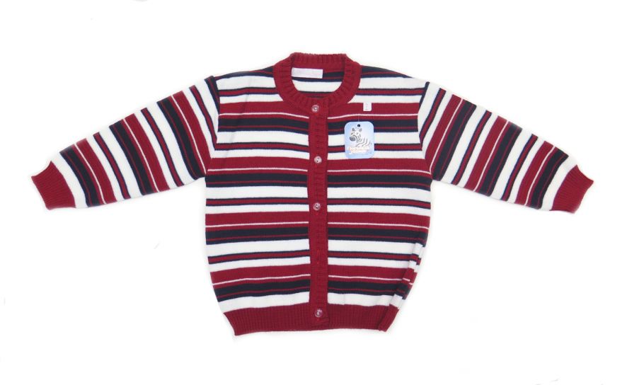 Cardigan Saquito de Cashmilon Rayado