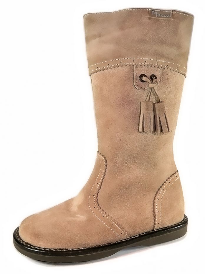 Bota de Gamuza Alta Emma