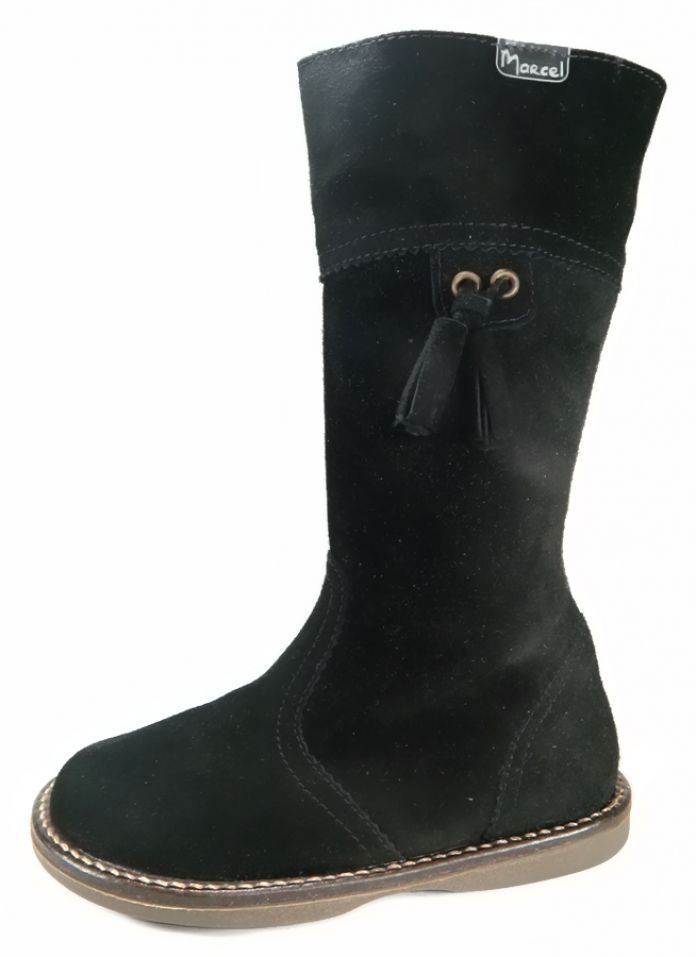 Bota de Gamuza Alta Emma