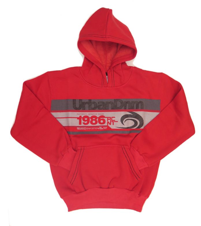 Buzo Frizado con Capucha Estampado "1986"