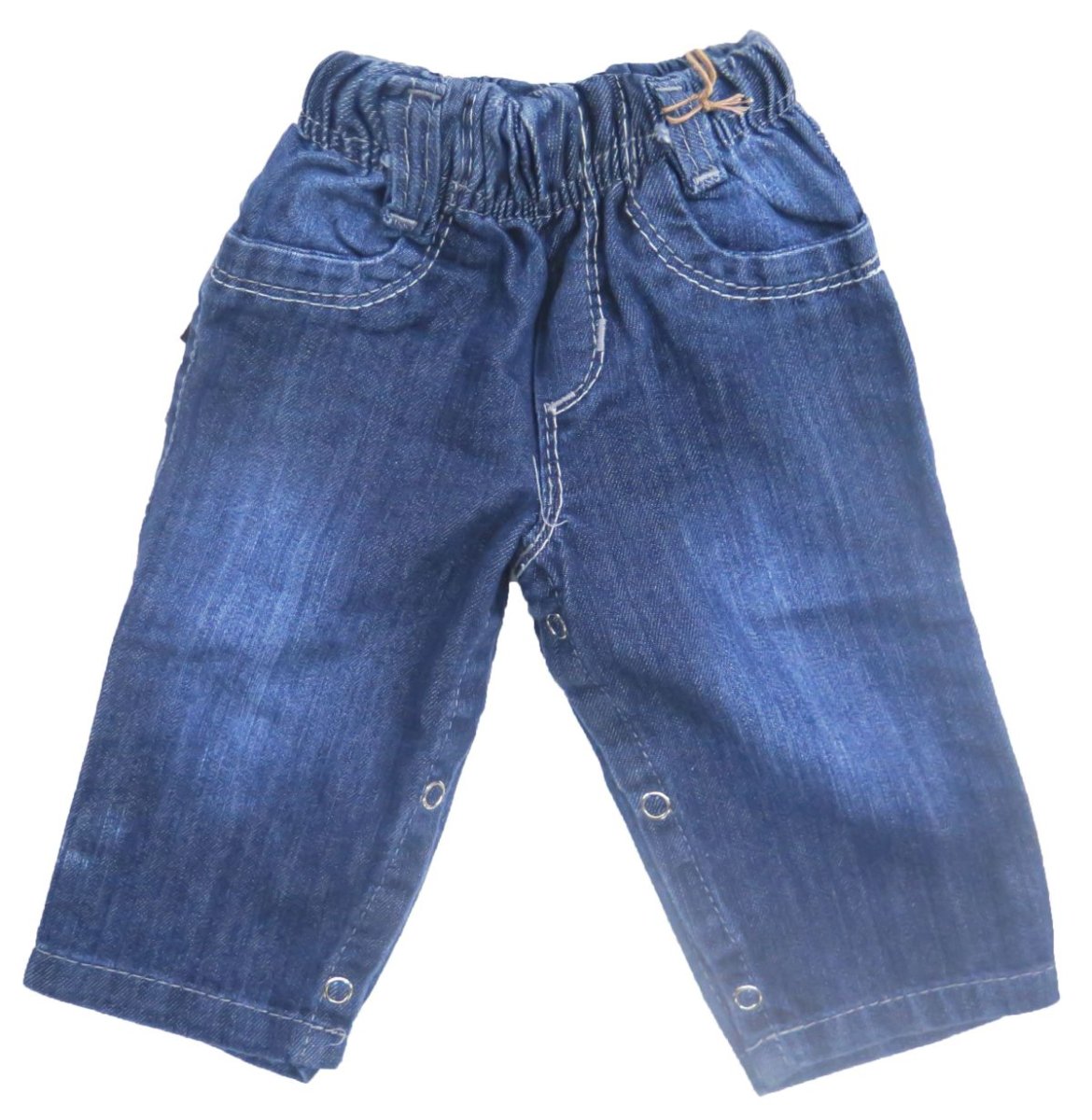 Pantalon jean pañalero de bebe liso