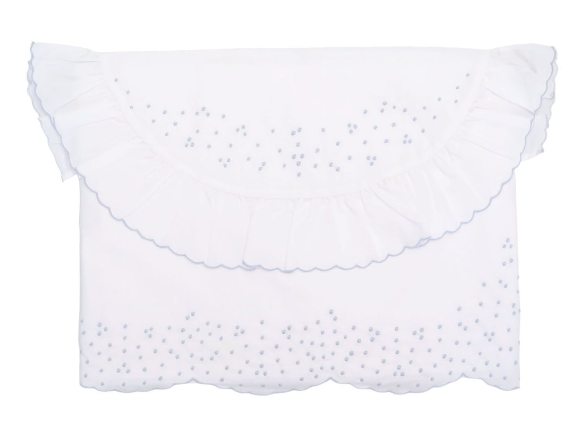 Sabana Moises Alta Costura Con Bordado