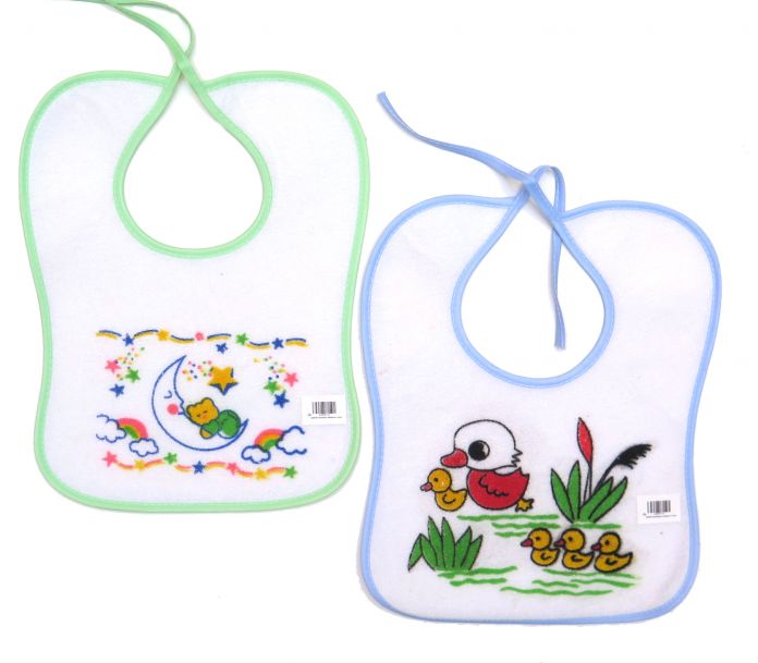 Baberos Medianos De Toalla Estampado