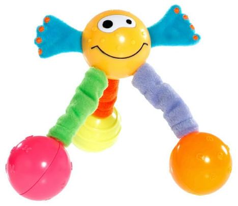 JUMPY SALTARIN - Muñeco SALTARIN (5m+) Con sonajero y texturas.