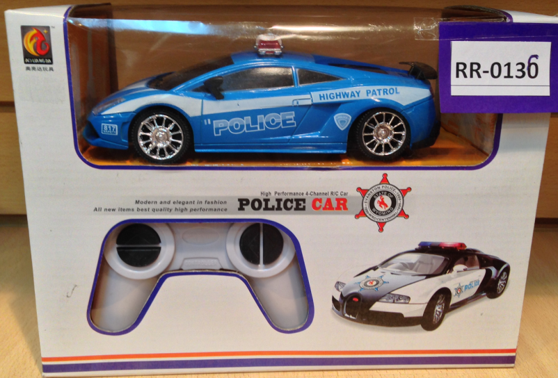 auto de policia a control remoto