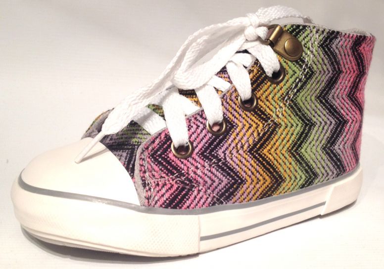 Zapatillas Botitas Basket con cordon multicolor