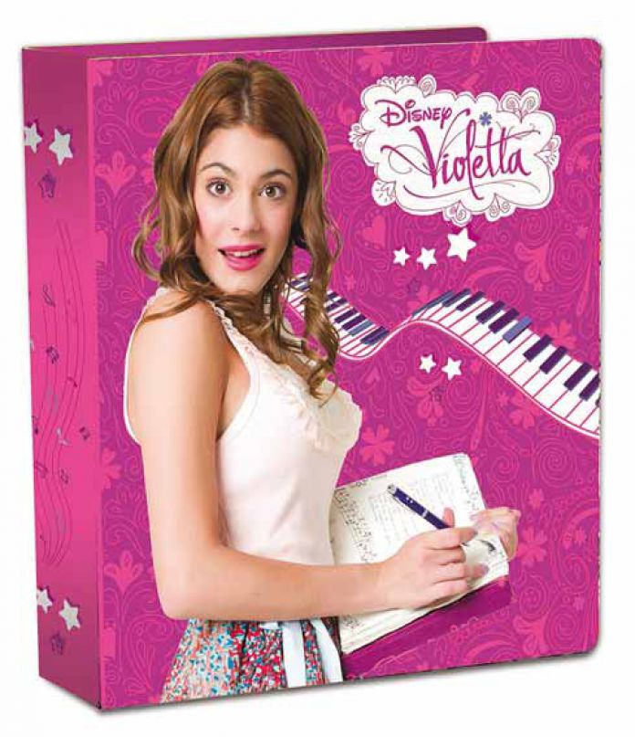 Carpeta N° 3 Pvc 3 Gancho -Violetta