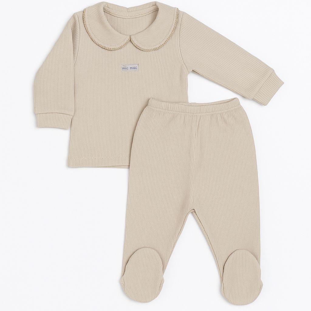 Conjunto Batita Con Cuello Baby Pantalon