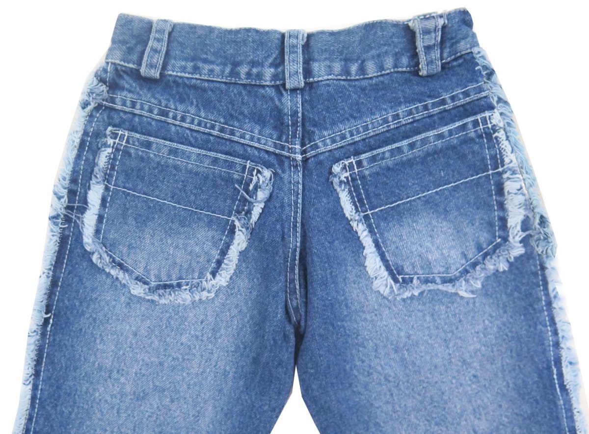 Pantalon Jean con flecos