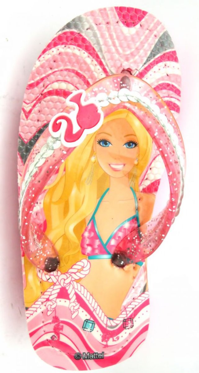 Ojotas con base alta barbie