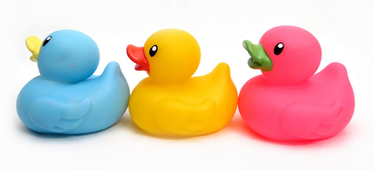 Pato Patito Flotante x 3