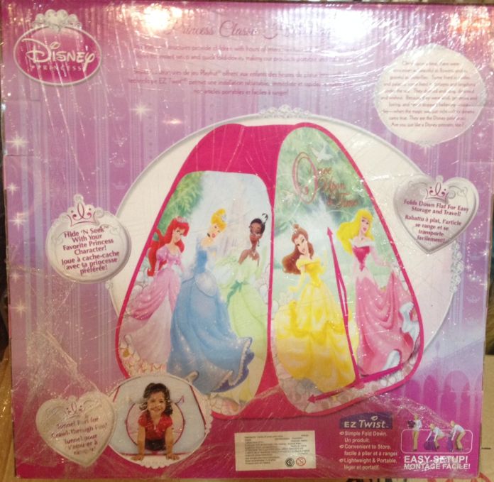 Casita Pelotero Princesas armado instantaneo AutoArmable