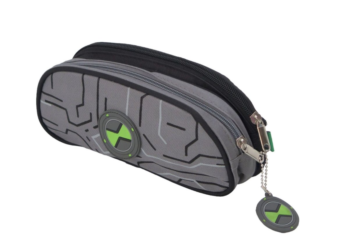 Cartuchera con 2 cierre con estampado en relieve de Ben 10