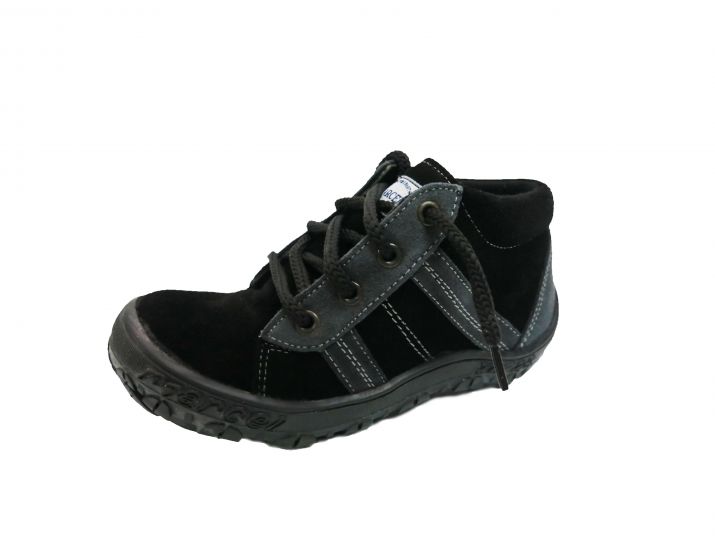 Zapatilla Media Bota  de Gamuza con Cordon Varon Ruta